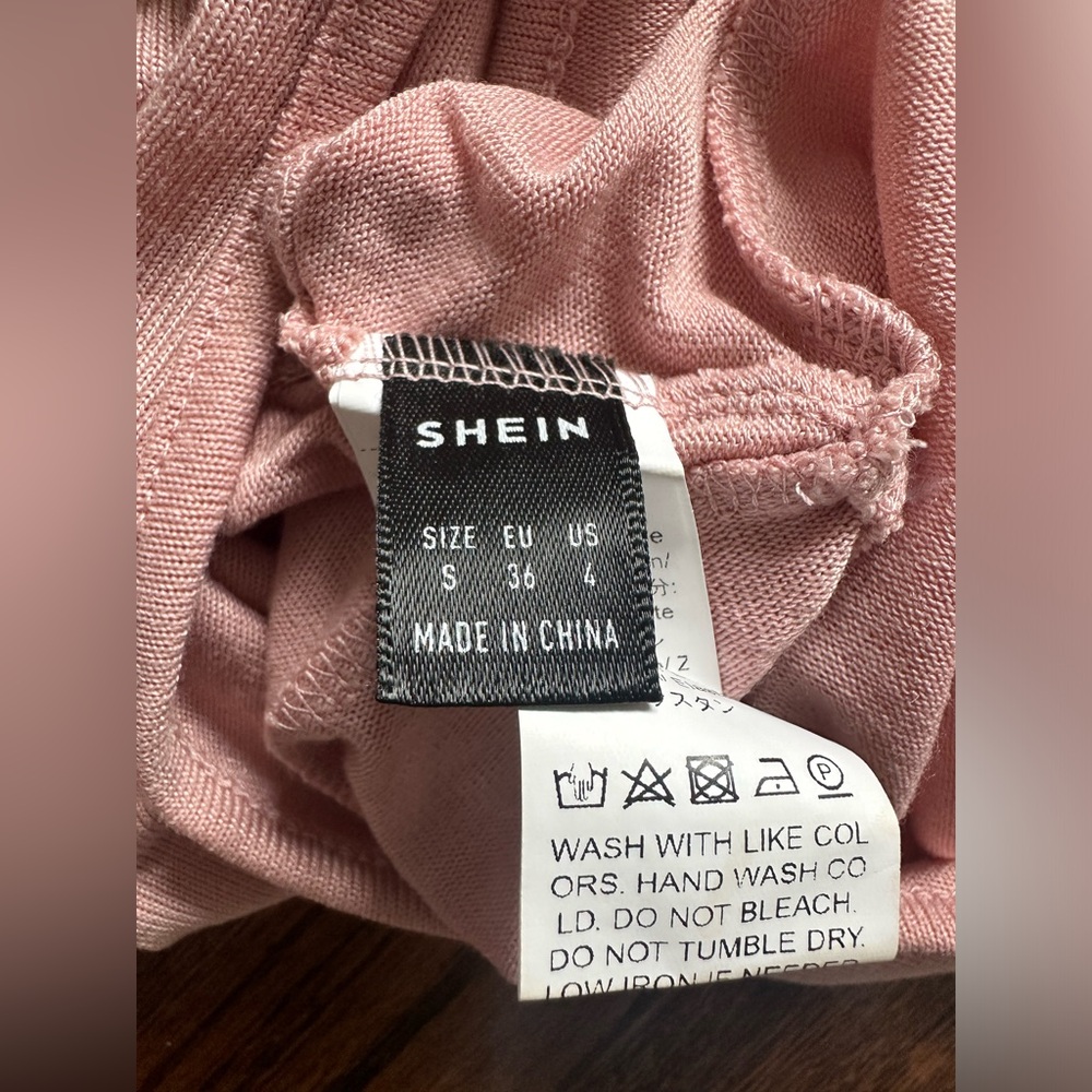 Women’s NWOT Bodysuit Off the shoulder Dusty Pink Small - Picture 8 of 8